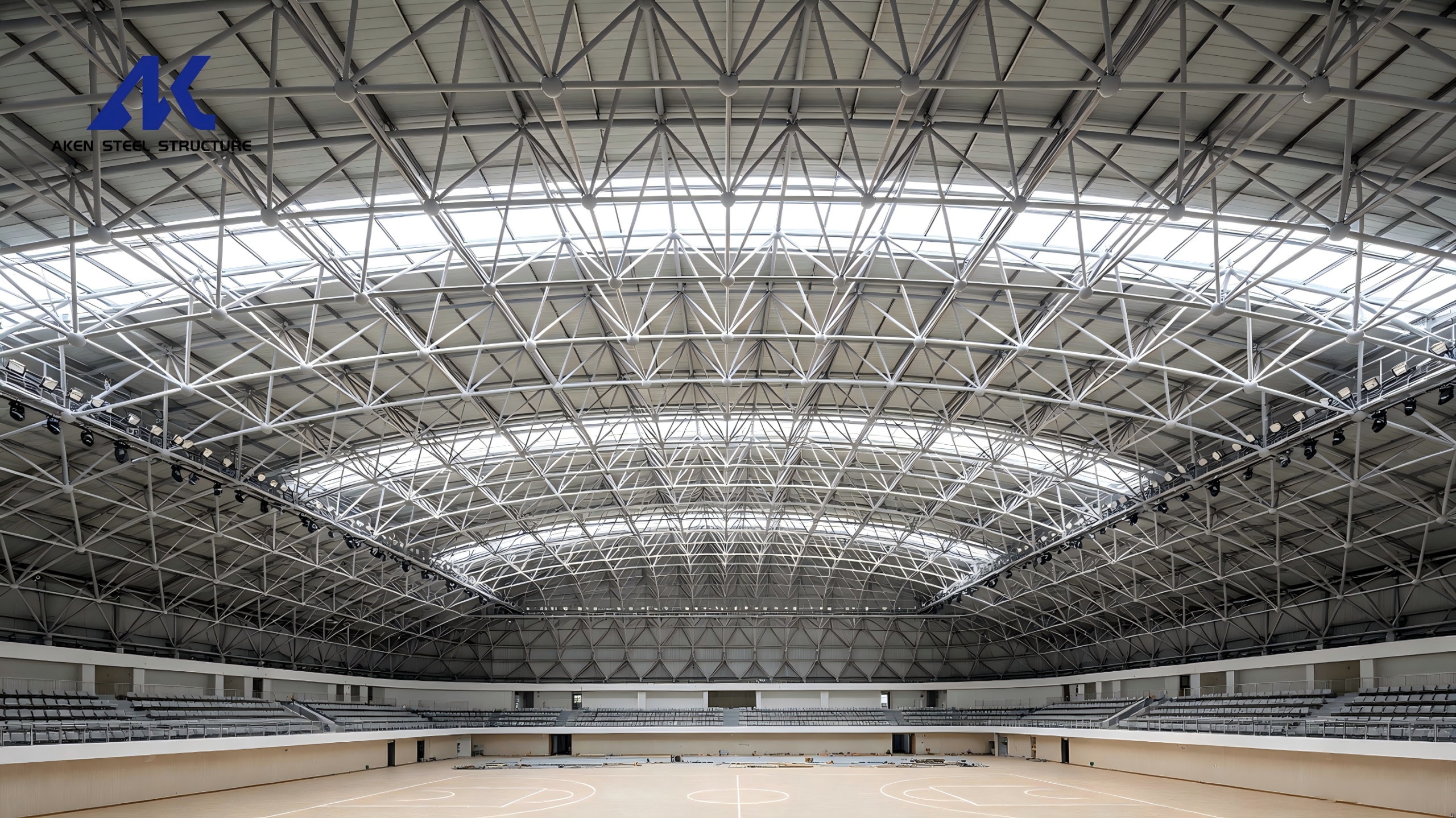 Indoor Stadium Space Frame Roof Canopy