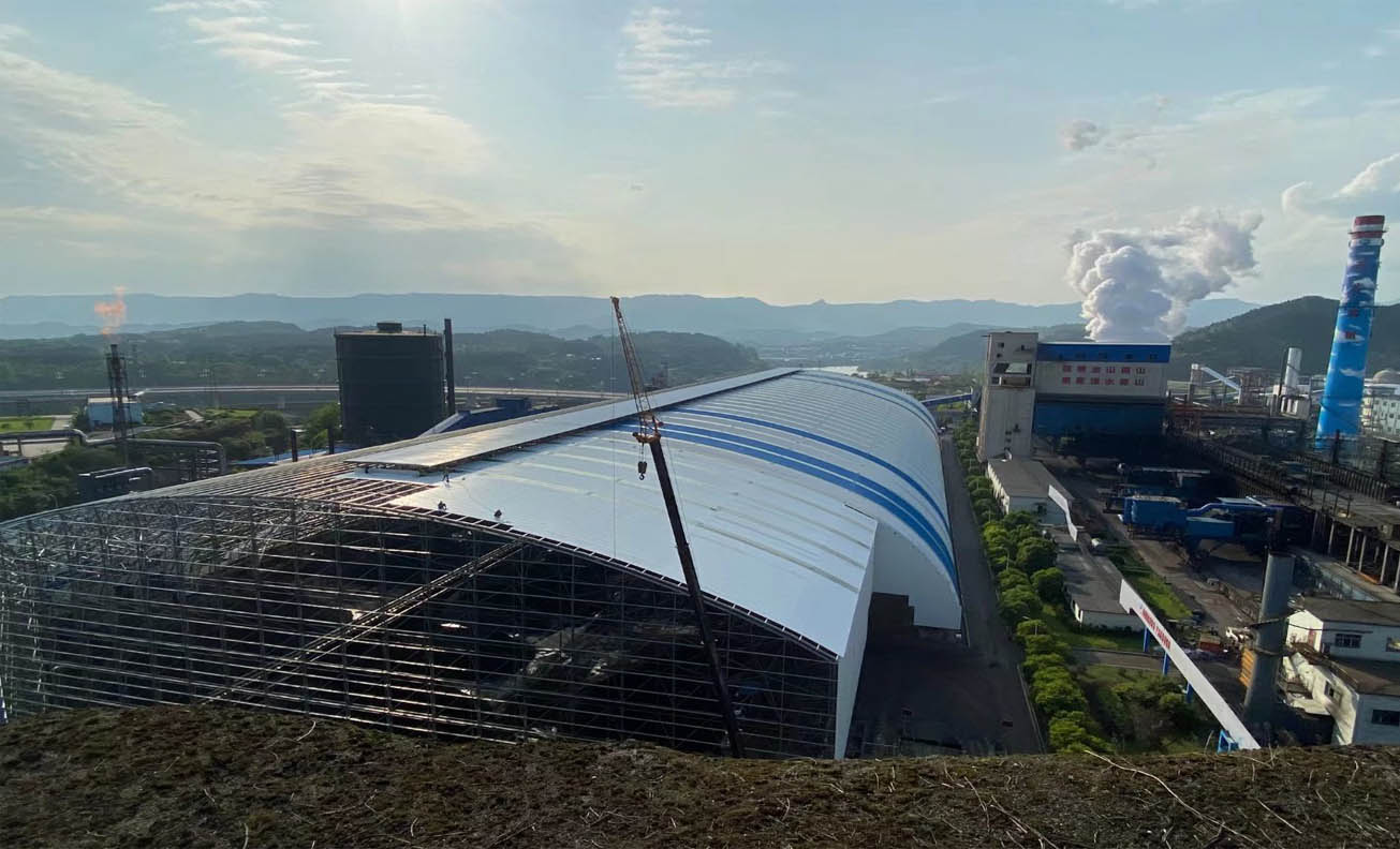 large span space frame roof