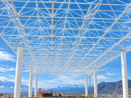 Gas Station Space Frame Canopy