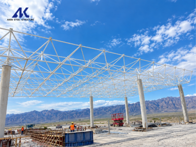 Gas Station Space Frame Canopy