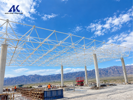 Gas Station Space Frame Canopy